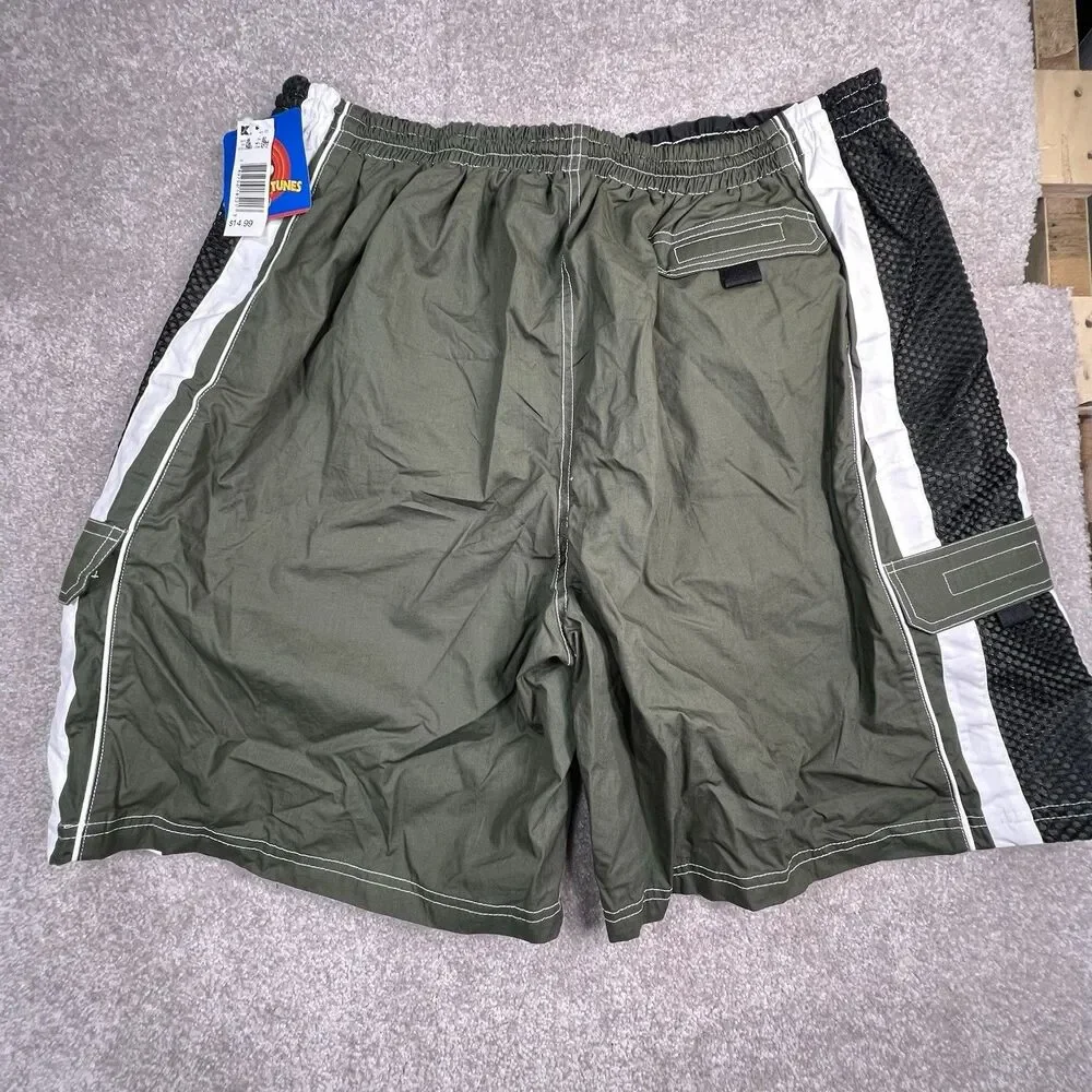 Vintage Looney Tunes Swim Shorts Men's Extra Large Marvin‎ the Martian Taz